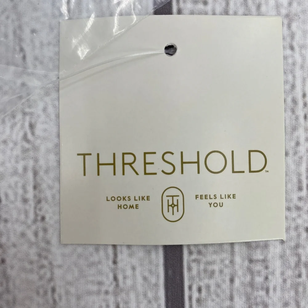 Threshold Quilted Standard Sham (Set of 2) Charcoal Gray Jersey Cotton Soft
